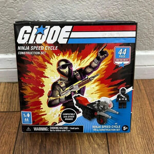 NEW Hasbro GI Joe Construction Sets Ninja Speed Striker + Mini Figure 44pcs
